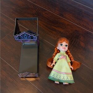 Disney Anna Doll with Green Dress and Red Hair